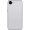 White Carbon Fiber Specialty Texture Material iPhone 16e Skin